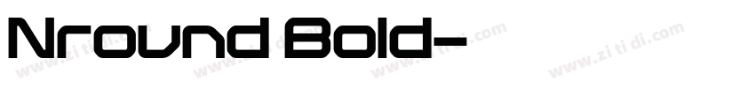 Nround Bold字体转换